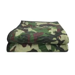 UBMOVE Pack of 2 Camouflage Moving Blankets 65lbs/doz