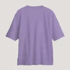 Women's Tupac Oversized Short Sleeve Graphic T-Shirt - Purple