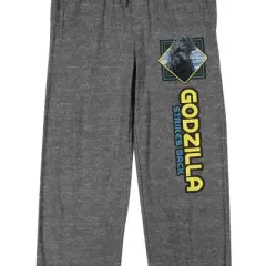 Godzilla Strikes Back Men's Athletic Heather Sleep Pajama Pants
