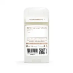 Humble Brands Vegan & Sensitive Skin Formula Solid Deodorant - Baking Soda Free - Simply Unscented - 2.5oz