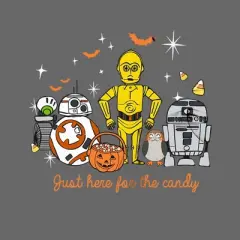 Junior's Star Wars Halloween Here for Treat Friends T-Shirt