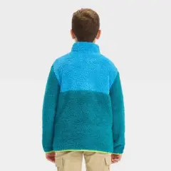 Boys' Colorblock Faux Shearling Pullover Sweatshirt - Cat & Jack&trade;