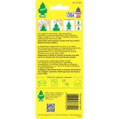 Little Trees Peach Ginger Spritz 3pk Air Fresheners: Car Freshener Tree, Non-Powered, Disposable, Orange, 8-Day Duration