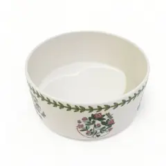 Portmeirion Botanic Garden 8-inch Souffl&eacute; Dish - Assorted Florals Motif, Porcelain Bakeware with Chip-Resistant Glaze - Microwave and Dishwasher Safe
