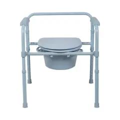McKesson Folding Commode Chair, 350 lbs Capacity, 1 Count