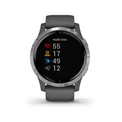 Garmin vivoactive 4 Shadow Gray with Silver Hardware