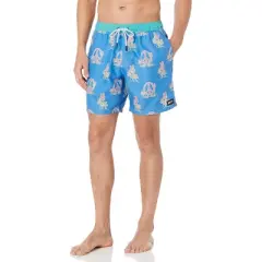 NEFF Men's Daily Peace Hot Tub Board Shorts for Swimming (Peace Blue, M)