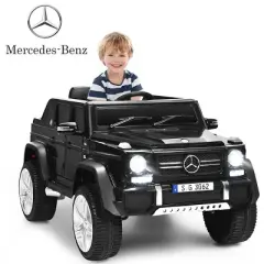 Costway Mercedes Benz 12V Electric Kids Ride On Car  RC Remote Control W/Trunk