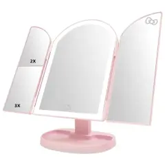 Impressions Vanity Hello Kitty Bowtastic Arch Trifold LED Makeup Mirror