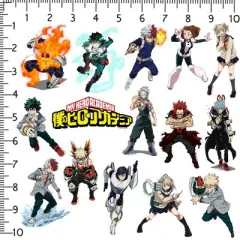 My Hero Academia Character 50ct Vinyl Large Deluxe Stickers Variety Pack