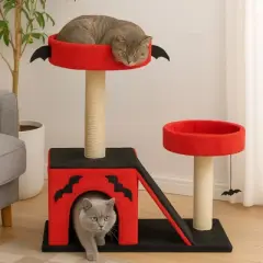 Karl Home 27.5 inch Gothic Halloween Cat Tree