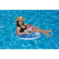 Poolmaster American Stars Inflatable Swimming Pool Tube - 3pk