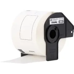 Brother DK-1202 Label Printer Labels 2.4" x 3.9" White Labels/Roll 3 Rolls/Box (DK-12023PK)