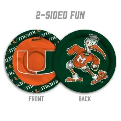 NCAA Miami Hurricanes Flimzee Flying Disc: Polyester, Ages 2+