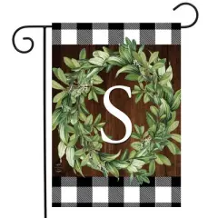 Briarwood Lane Everyday Garden Flag 12x18 For Outdoor Wreath Monogram S Garden Flag Flags For Outside