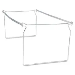 Universal Screw-Together Hanging Folder Frame, Letter Size, 23" to 26.77" Long, Silver