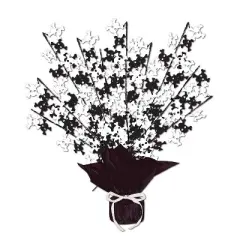 Beistle 15" Skull and Crossbones Centerpiece 3/Pack 57929