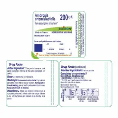Ambrosia Artemisiaefolia-200CK MD by Boiron  -  80 Pellet