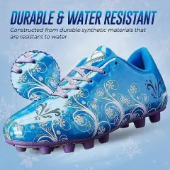 Vizari Frost Firm Ground Soccer Cleats For Kids - Lightweight & Durable Youth Soccer Cleats with Adjustable Laces for Custom Fit - Kids Soccer Shoes with Padded Heel and Collar Lining for Added Comfort