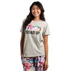Squishmallows Adult Juniors Sleepwear Set with Short Sleeve Tee and Sleep Pants
