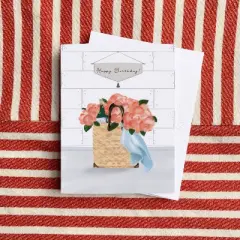 Happy Birthday Greeting Card Pack (3ct) "HBD Peonies" by Ramus & Co