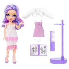 Rainbow High Fantastic Fashion Violet Willow 11" Fashion Doll w/ Playset