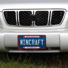 NCAA Arkansas Razorbacks Colored License Plate Frame