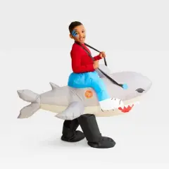 Kids' Shark Rider Inflatable Halloween Costume One Size Fits Most - Hyde and EEK! Boutique&trade;
