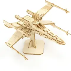 Incredibuilds Star Wars X-Wing Book & Wood Model Figure Kit