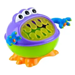 Nuby 2pc Monster Baby Feeding Set - Snack Keeper and 2 Handle Super Spout Trainer Cup - 8oz