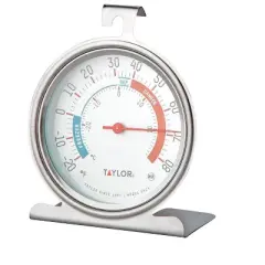 Taylor Instant Read Analog Freezer/Refrigerator Thermometer