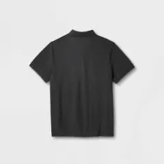 Men's Loose Fit Adaptive Polo Shirt - Goodfellow & Co&trade; Gray