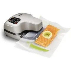 Oliso Pro Smart Vacuum Sealer for Food Storage (Silver)