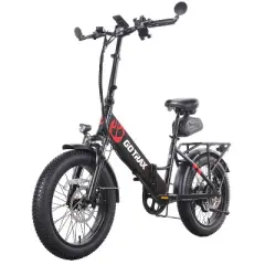 GOTRAX Adult F2V2 20" Step Through Electric Folding Bike