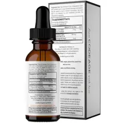 Codeage Liquid Vitamin E USDA-Certified Organic, Organic MCT Oil, Organic Orange Oil, Vegan Supplement - 2 fl oz