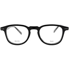 Celine Thin Charlie  807 Womens Square Eyeglasses Black 47mm