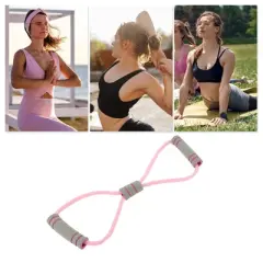 Unique Bargains Durable 8-Shaped Yoga Stretch Band 14.57"x4.33" 1 Pc
