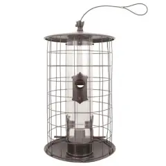 Perky-Pet Wild Bird 3 lb Metal Wire Wire Cage Bird Feeder 4 ports (Case of 2)