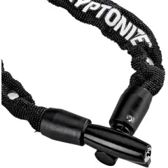 Kryptonite Keeper 411 Chain Lock w/ Keys 4mm x 110cm Black Protective Cover
