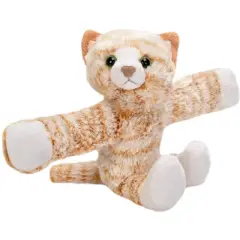Wild Republic Huggers Orange Tabby Cat Stuffed Animal, 8 Inches