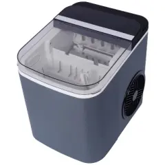 Cesicia Ice Maker, Portable Ice Machine, Self-Cleaning Ice Makers with Basket and Scoop, 9 Cubes in 6 Mins, Ideal for Home, Kitchen