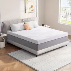 Twolike 10 Inch Comfort Memory Foam Mattress with Breathable & Removable Cover, without Fiberglass for Safer Sleep