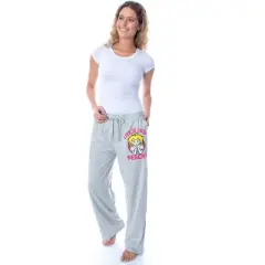 Nintendo Women's Super Mario Princess Peach Life is Peachy Comfy Pajama Pants