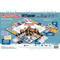 MONOPOLY: Grey's Anatomy - Strategy Board Game, Ages 8+, 2-6 Players