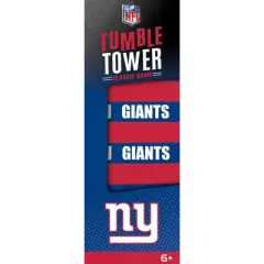 MasterPieces Real Wood Block Tumble Towers - NFL New York Giants