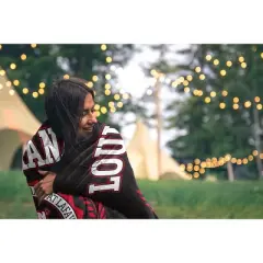 NCAA Louisiana Ragin' Cajuns Crest Ultra Soft Blanket