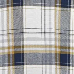 Falcon Bay Men's Cotton Works Khaki Plaid Oxford Sport Shirt