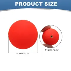 Unique Bargains Plastics Responsive Rig Stoppers Round Slip Fishing Floats 18 Pcs