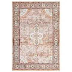 Area Rug Washable Rug Vintage Bohemian Rug, Ultra Soft Area Rugs for Bedroom Living Room Dining Room