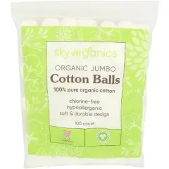 Sky Organics - Organic Jumbo Cotton Balls - 100 count
